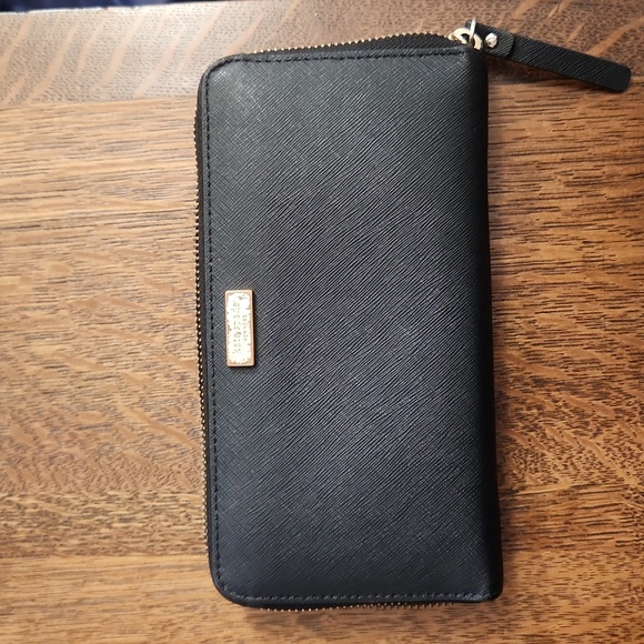 kate spade Handbags - Kate Spade black leather wallet